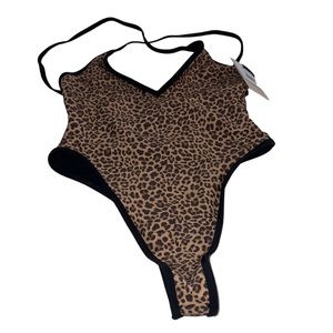 SHAE swim suit leopard size S